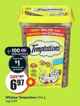FreshCo Whiskas Temptations 454g offer