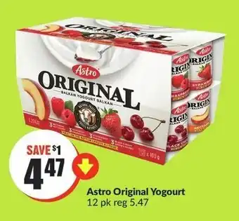 FreshCo Astro Original Yogourt 12 pk offer