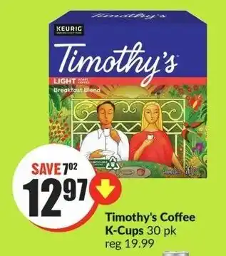 FreshCo Timothy's Coffee K-Cups 30 pk offer
