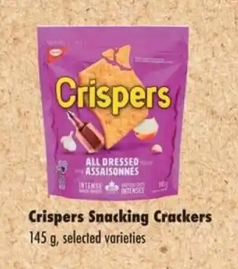 No Frills Crispers Snacking Crackers 145g, selected varieties offer
