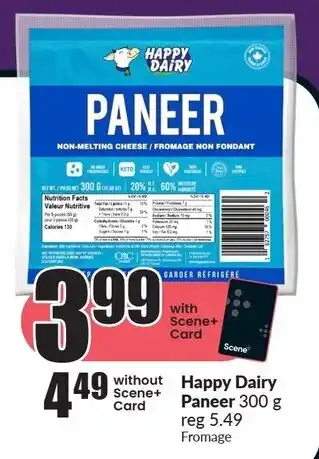 FreshCo Happy Dairy Paneer 300g offer