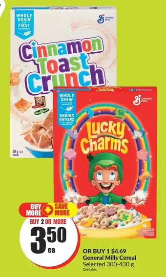 FreshCo General Mills Cereal Selected 300-430g offer