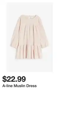 H&M A-line Muslin Dress offer