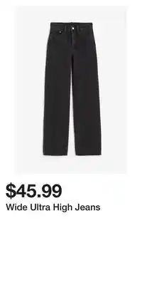 H&M Wide Ultra High Jeans offer