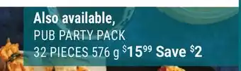 M & M Food Market PUB PARTY PACK offer