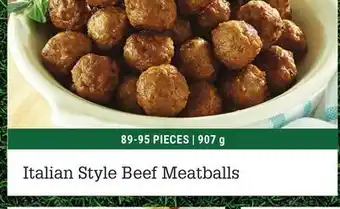 M & M Food Market Italian Style Beef Meatballs offer