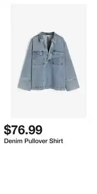 H&M Denim Pullover Shirt offer