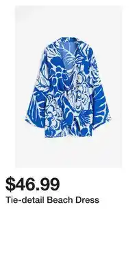 H&M Tie-detail Beach Dress offer