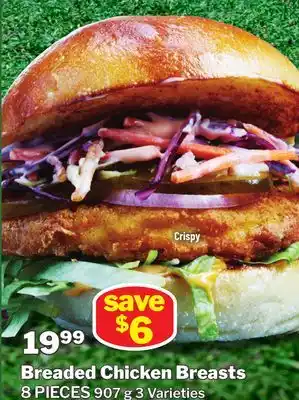 M & M Food Market Breaded Chicken Breasts offer