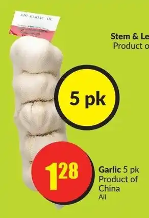 FreshCo Garlic 5 pk offer