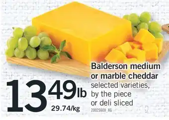 Fortinos BALDERSON MEDIUM OR MARBLE CHEDDAR offer
