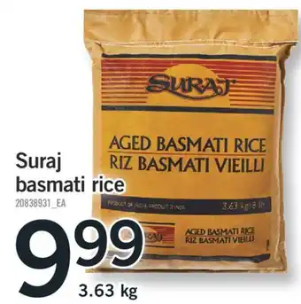 Fortinos SURAJ BASMATI RICE offer