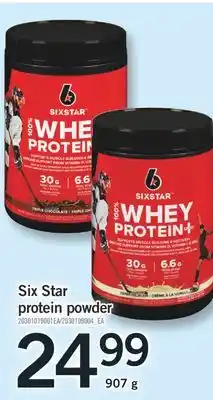 Fortinos SIX STAR PROTEIN POWDER, 907 g offer