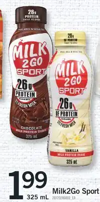 Fortinos MILK2GO SPORT, 325 mL offer