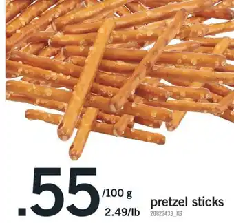 Fortinos PRETZEL STICKS offer