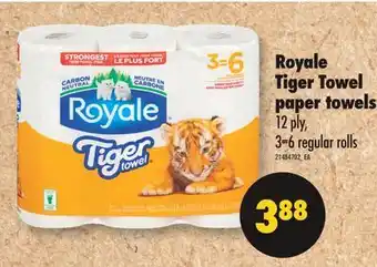 Fortinos ROYALE TIGER TOWEL PAPER TOWELS offer