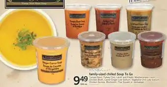 Fortinos family-sized chilled Soup To Go, 900 mL offer