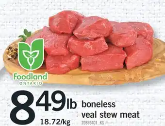Fortinos BONELESS VEAL STEW MEAT offer