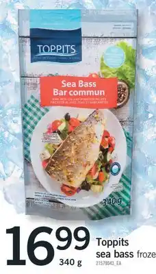 Fortinos TOPPITS SEA BASS 340 g offer