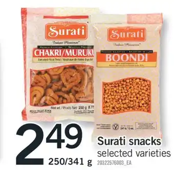 Fortinos SURATI SNACKS, 250/341 g offer
