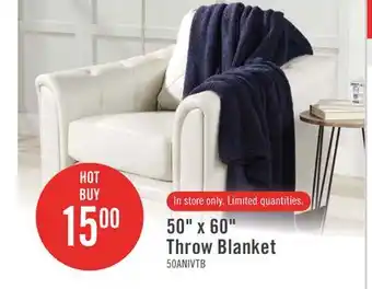 The Brick 50 x 60 Throw Blanket offer