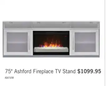 The Brick Ashford 75 Electric Fireplace TV Stand offer