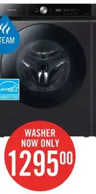 The Brick Samsung Bespoke 6.1 Cu. Ft. Smart Front-Load Washer - WF53BB8700AVUS offer