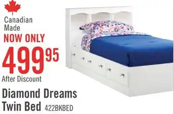 The Brick Diamond Dreams Twin Matesbed with Bookcase Headboard offer