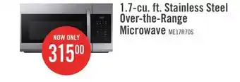 The Brick Samsung 1.7 Cu. Ft. Over-the-Range Microwave - ME17R7011ES/AC offer