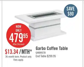 The Brick Garbo Coffee Table offer