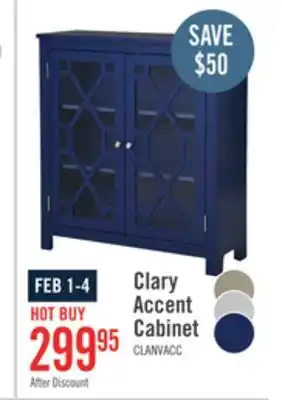 The Brick Clary Accent Cabinet - Navy offer