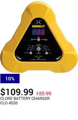 NAPA Auto Parts BATTERY CHARGER offer