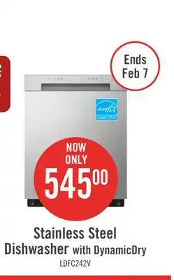 The Brick LG Front-Control Dishwasher with LoDecibel Operation and DynamicDry - LDFC2423V offer
