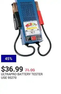 NAPA Auto Parts BATTERY TESTER offer