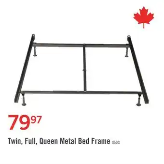 The Brick Twin/Full/Queen Metal Glide Bed Frame offer