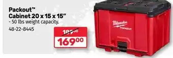 Bumper to Bumper Milwaukee Packout Cabinet 20 x 15 x 15 offer