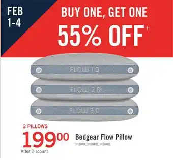 The Brick BEDGEAR Flow 1.0 Pillow - Stomach Sleeper offer
