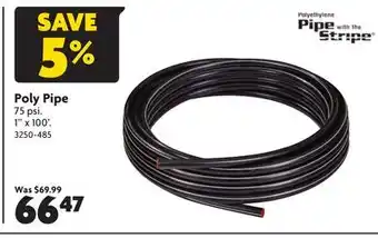 Home Hardware Poly Pipe offer