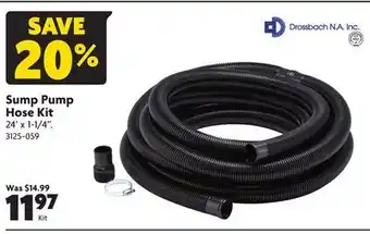 Home Hardware Sump Pump Hose Kit offer