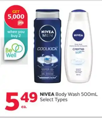 Rexall NIVEA Body Wash offer