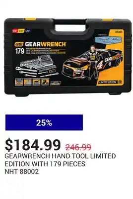 NAPA Auto Parts HAND TOOL LIMITED EDITION WITH 179 PIECES offer