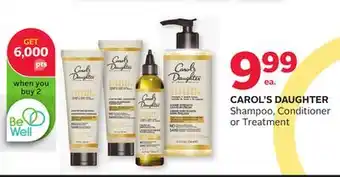 Rexall CAROL'S DAUGHTER Shampoo, Conditioner or Treatment offer