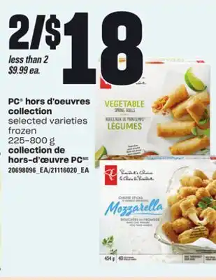 Independent City Market COLLECTION DE HORS-D'ŒUVRE PC, 225-800 g offer