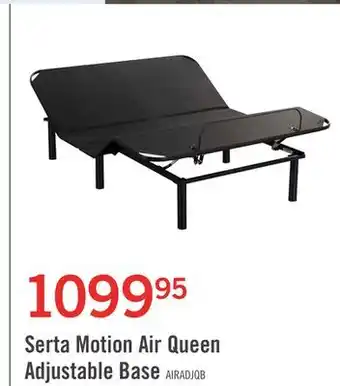 The Brick Serta Motion Air Queen Adjustable Base offer