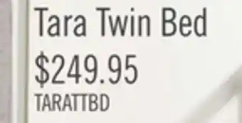 The Brick Tara Twin Bed - Beige offer