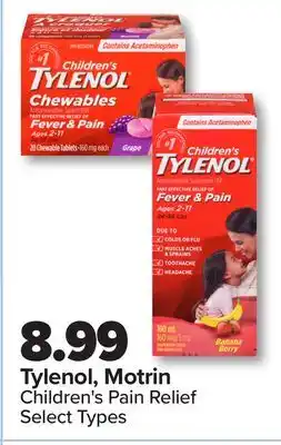 PharmaChoice Tylenol, Motrin Children's Pain Relief offer