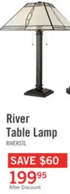The Brick Rivers Table Lamp offer