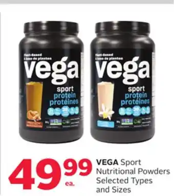 Rexall VEGA Sport Nutritional Powders offer