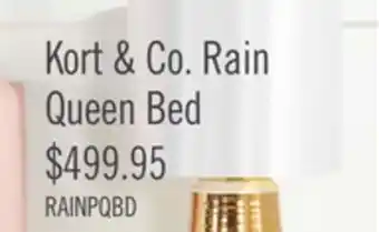 The Brick Rain Queen Platform Bed - Pink offer