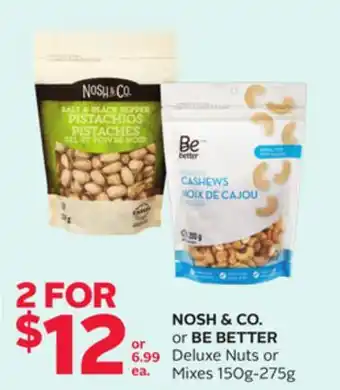 Rexall NOSH & CO. or BE BETTER Deluxe Nuts or Mixes offer